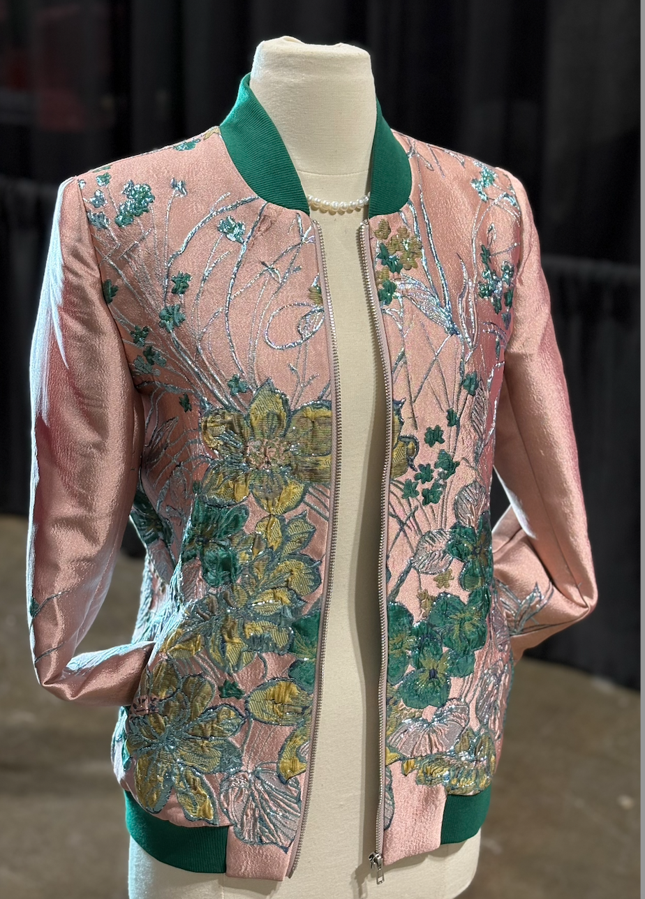 Riana Brocade Bomber