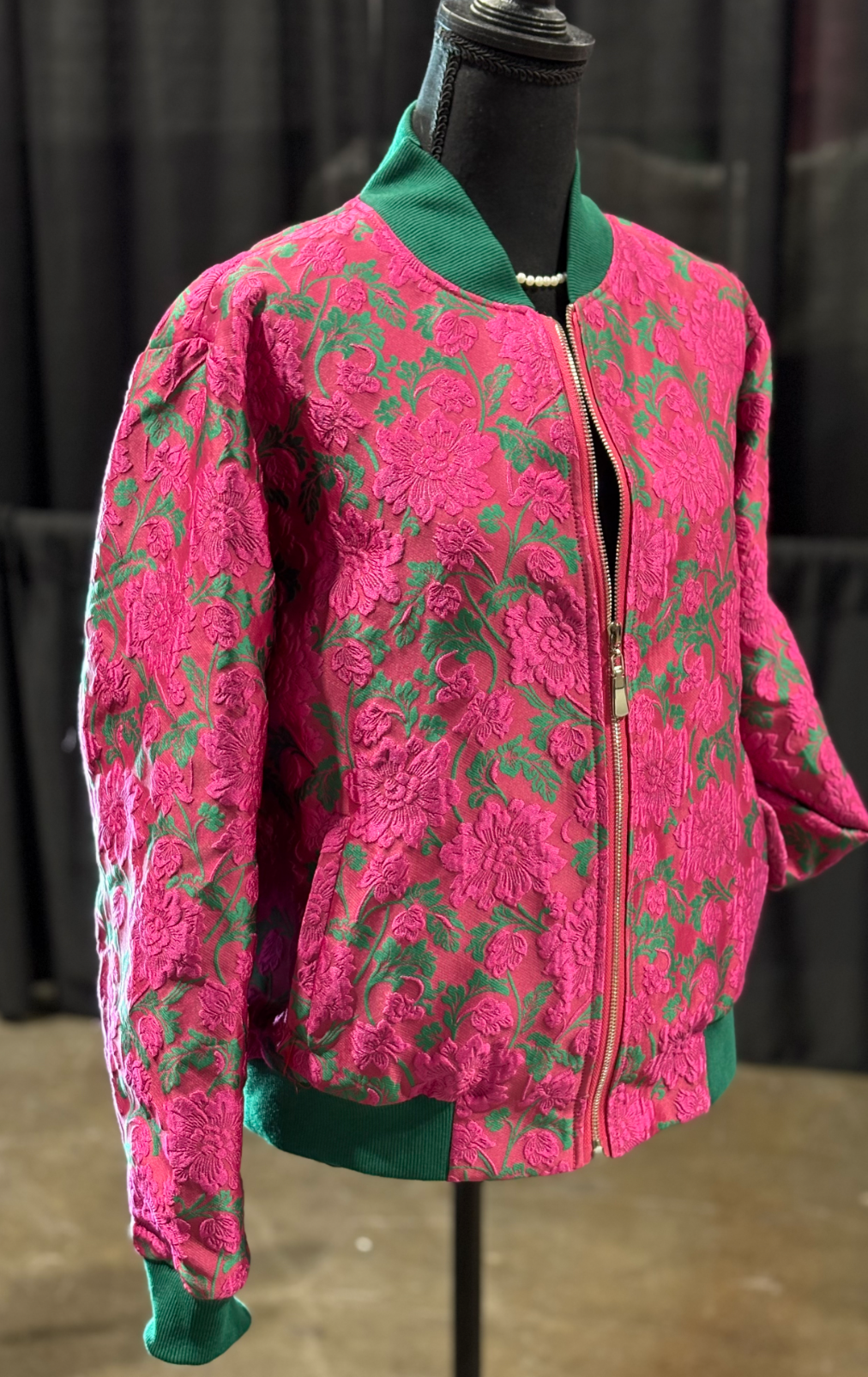 Nyla Brocade Bomber