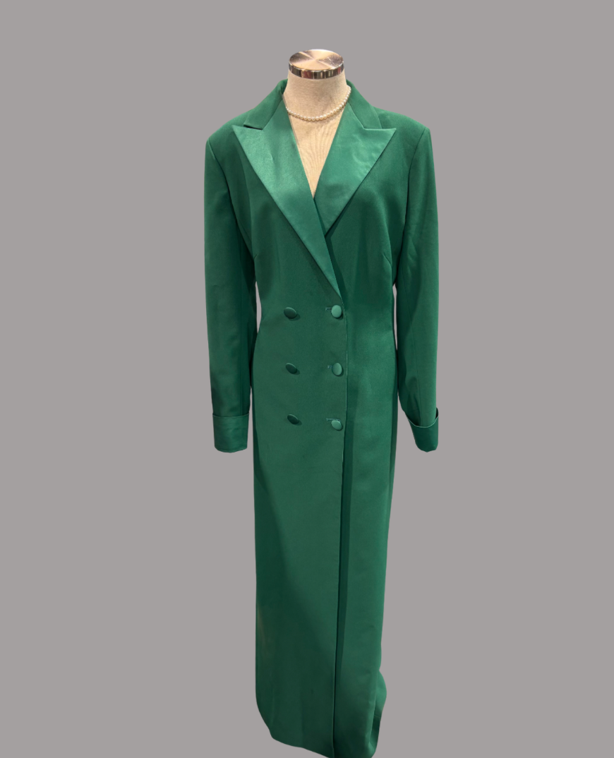 Sariana Tuxedo Coat Dress