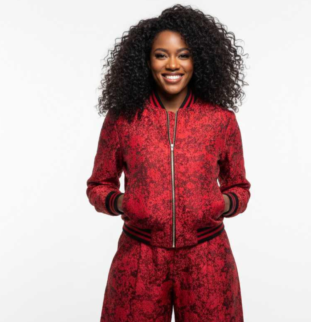 Shanna Brocade Bomber