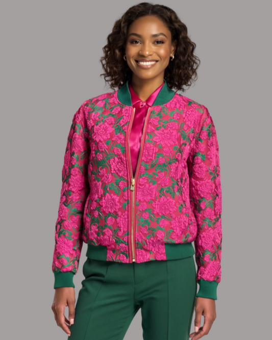 Nyla  Brocade Bomber