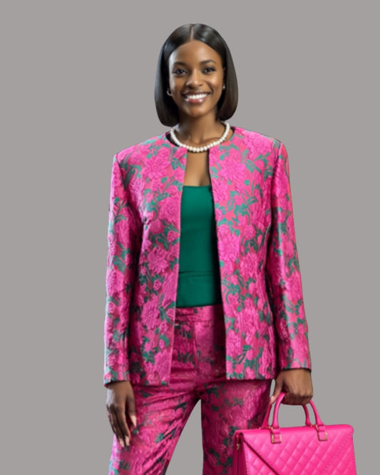 Nyla  Brocade Shell Jacket