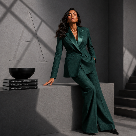 Emerald Monarch Pantsuit