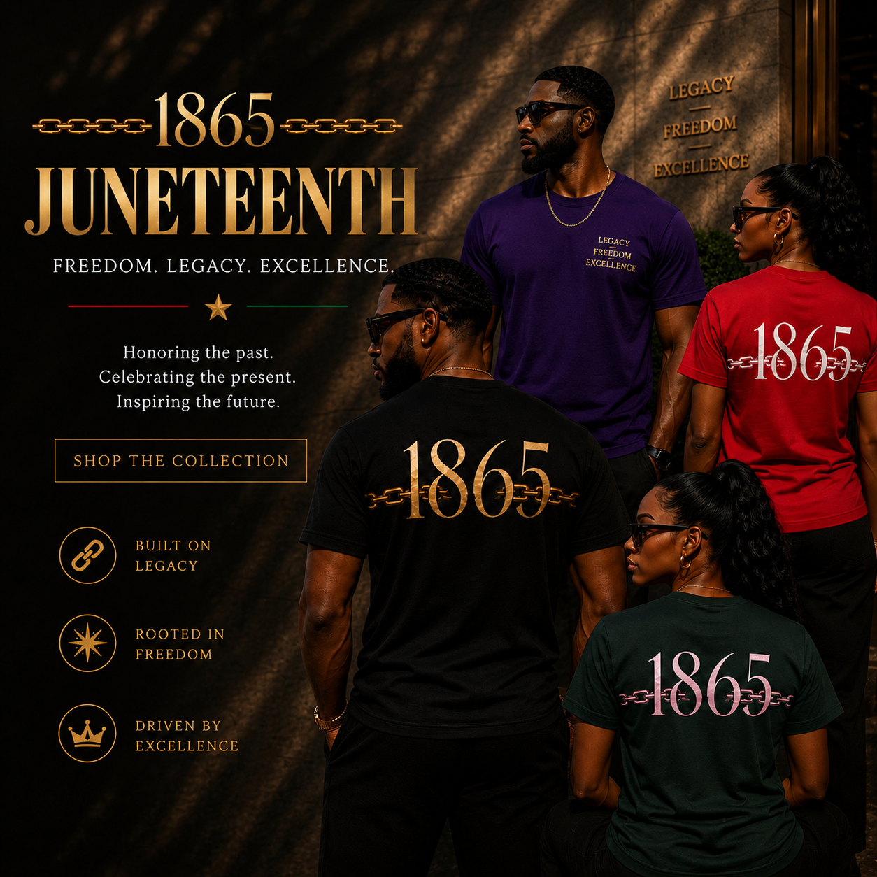 1865 | Legacy Freedom Excellence Tee