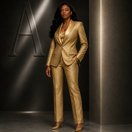 Golden Heiress Pantsuit