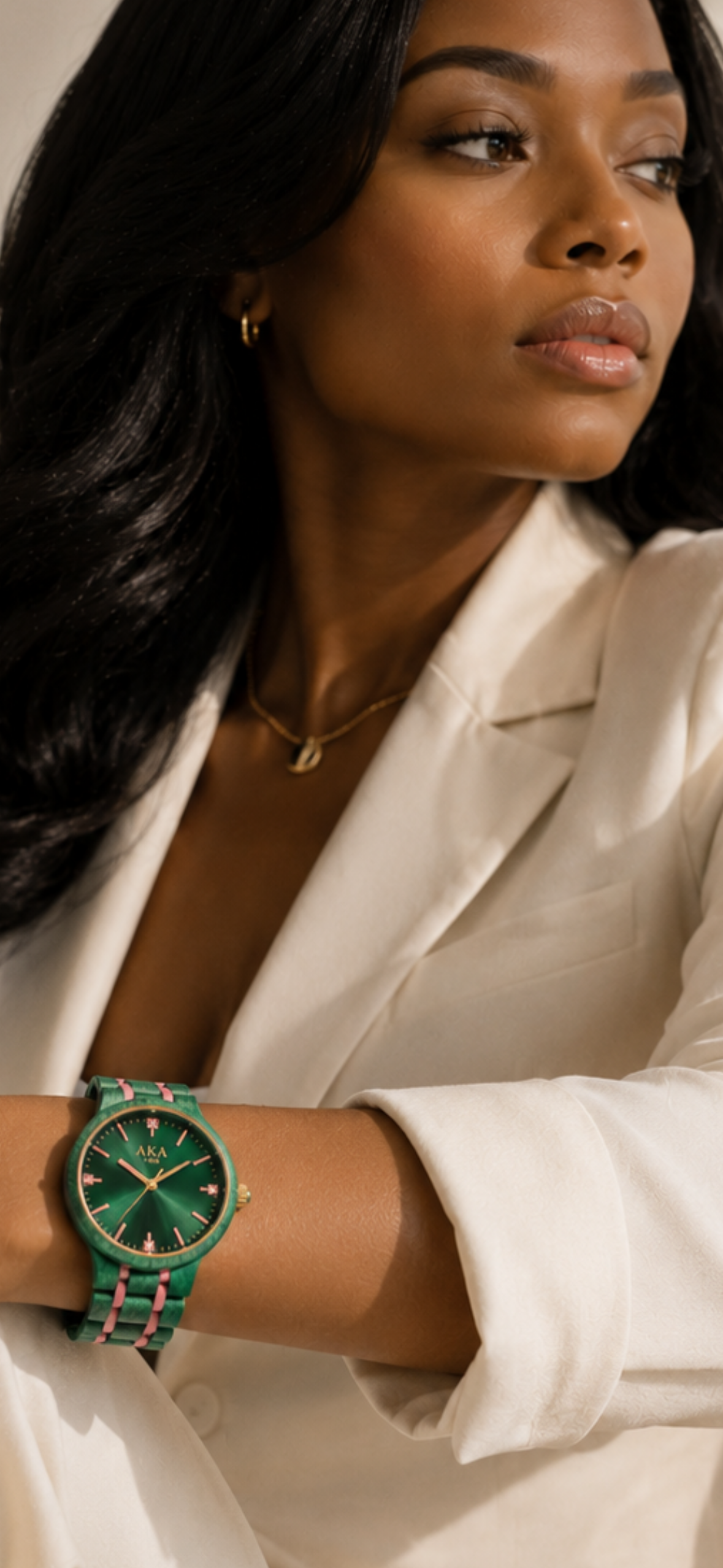 The AKA Emerald Woodgrain Timepiece (SOLD OUT)