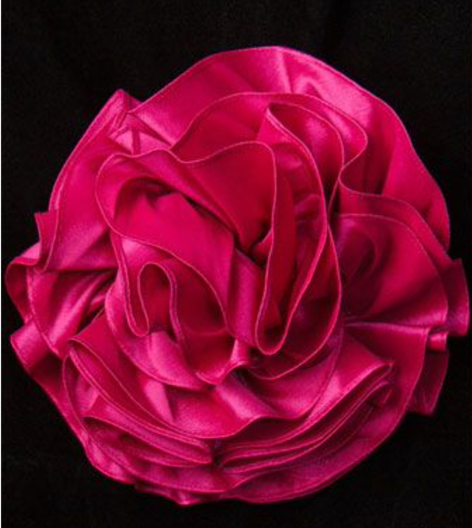 Bloom Satin Floral Brooch
